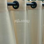 پرده اماده حریر بافتدار خاکی h-np 300 - تصویر 6