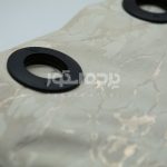 پرده آماده مخمل طلاکوب کرم     GARNET V-AG300 - تصویر 4