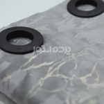 پرده آماده مخمل طلاکوب طوسی روشن     GARNET V-AG302 - تصویر 4