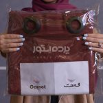 پرده آماده کتان نازک گارنتین زرشکی GARNET CA-THIN 206 - تصویر 8