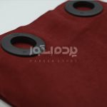 پرده آماده کتان نازک گارنتین زرشکی GARNET CA-THIN 206 - تصویر 4