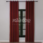 پرده آماده مخمل گارنت زرشکی   GARNET V-AS 404