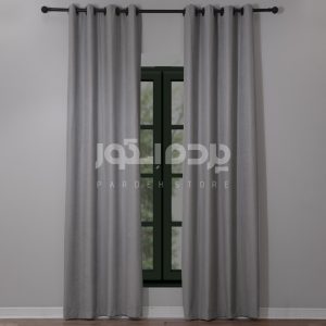 پرده آماده مخمل گارنت طوسی روشن  GARNET V-AS 420