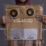 پرده اماده حریر بافتدار خاکی h-np 300 - تصویر 9