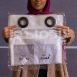 حریر کتان بافت دار شیری  GARNET H-CB 900 - تصویر 3