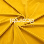 پرده آماده مخمل پلاس مات زرد   GARNET V-AM 507 - تصویر 3