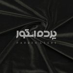 پرده آماده مخمل پلاس مات مشکی  GARNET V-AM 519 - تصویر 3