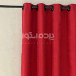پرده آماده کتان گارنت عنابی   GARNET C-AT106
